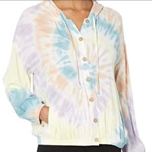 Size Small NEW Tye Dye Hooded Top by CHASER